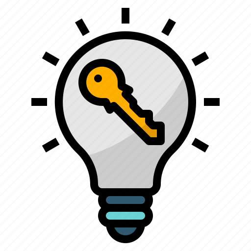 Bulb, idea, keyword, light, seo icon - Download on Iconfinder