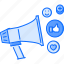 horn, marketing, network, promotion, smm, social 
