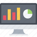 chart, diagram, monitor, sales report, screen, analytics