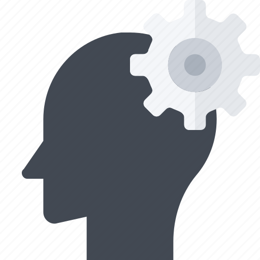 Brain, gear, head, innovation, intelligence, mind, solution icon - Download on Iconfinder