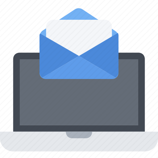 Correspondence, email, envelope, laptop, letter, mail, send icon - Download on Iconfinder