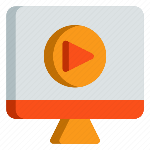 Advertising, play, play button, streaming, video icon - Download on Iconfinder
