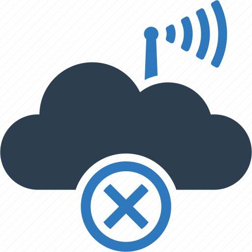 Cloud, error, internet, wifi denied, wifi disconnected icon - Download on Iconfinder