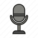 mic, microphone, music, rec, recording, singing icon