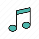 audio, music, musical, note, player, radio, song icon