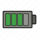 battery, charge, charging, device, electric icon
