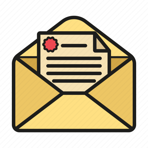 Envelope, message, open envelope, snail mail icon icon - Download on Iconfinder