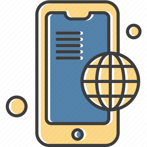 Mobile, phone, smartphone, world icon - Download on Iconfinder