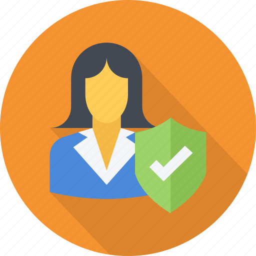 Crime, cyber, policy, privacy, safety, secure, woman icon - Download on Iconfinder