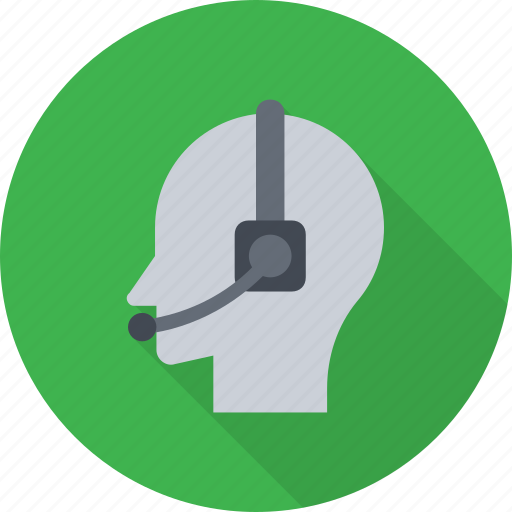 Call, center, customer, headset, help, man, support icon - Download on Iconfinder