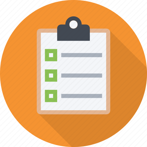 Checkbox, checklist, clipboard, feedback, list, questionnaire, task icon - Download on Iconfinder