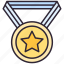 award, medal, star 