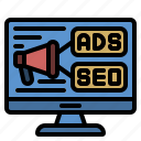 seomarketing, ads, marketing, advertising, megaphone, seo