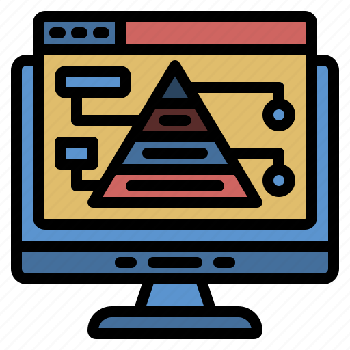 Seomarketing, pyramidgraph, chart, triangle, analytics, statistics, report icon - Download on Iconfinder