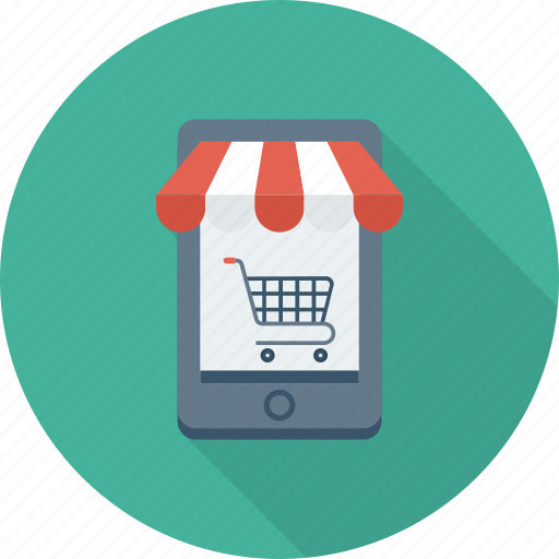 Basket, cart, mobile, shop icon - Download on Iconfinder