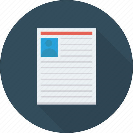 Cv, document, personal, profile icon - Download on Iconfinder