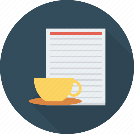 Content, cup, document, fresh, refreshment, tea icon - Download on Iconfinder