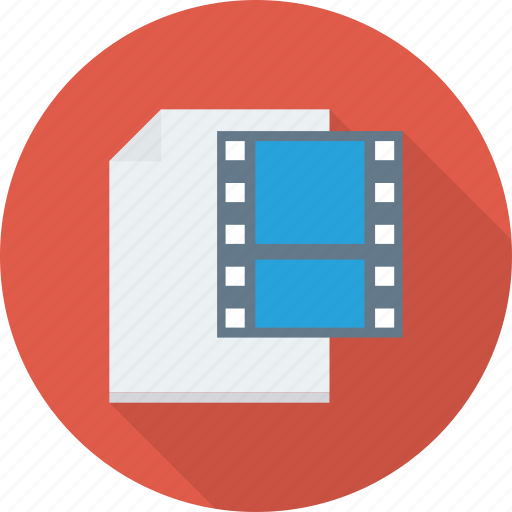 Document, film, movie, reel, video icon - Download on Iconfinder
