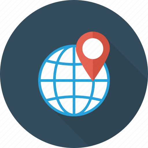 Global, globe, gps, location, pin, world icon - Download on Iconfinder