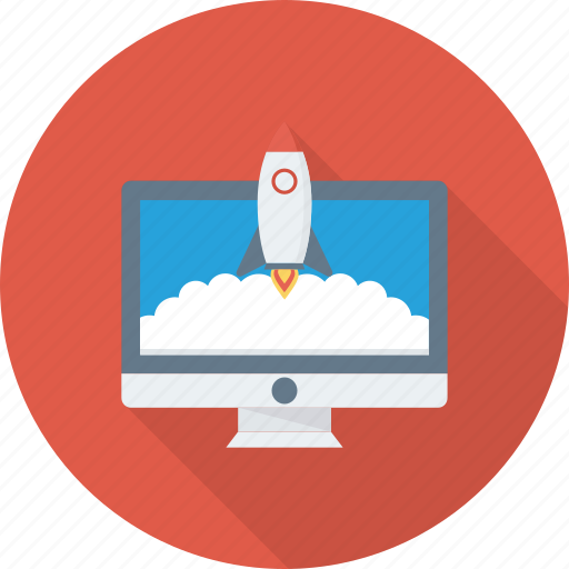 Launch, missile, monitor, rocket, startup icon - Download on Iconfinder
