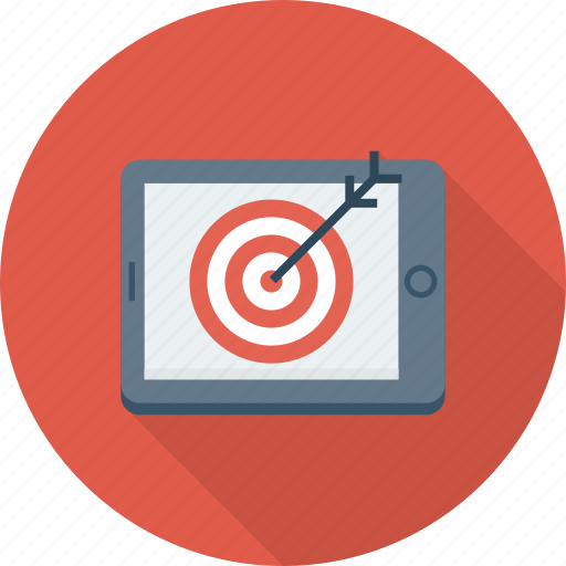 Aim, bullseye, mobile, shooting, target icon - Download on Iconfinder