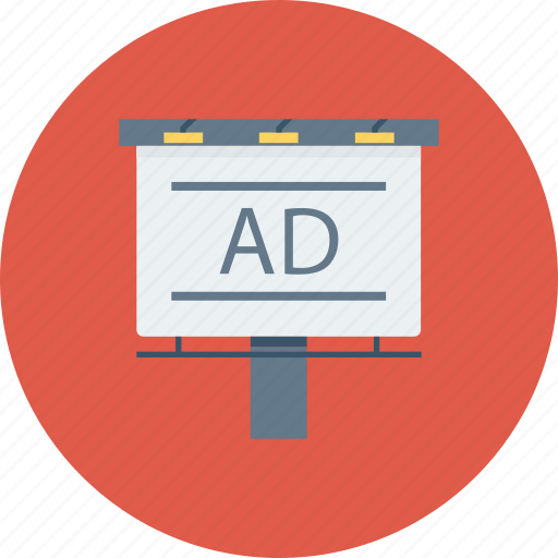 Ad, advertisement, advertising, billboard, board, sign, street icon - Download on Iconfinder