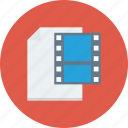 document, film, movie, reel, video