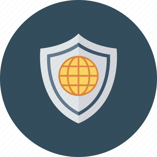 Global, globe, security, with icon - Download on Iconfinder