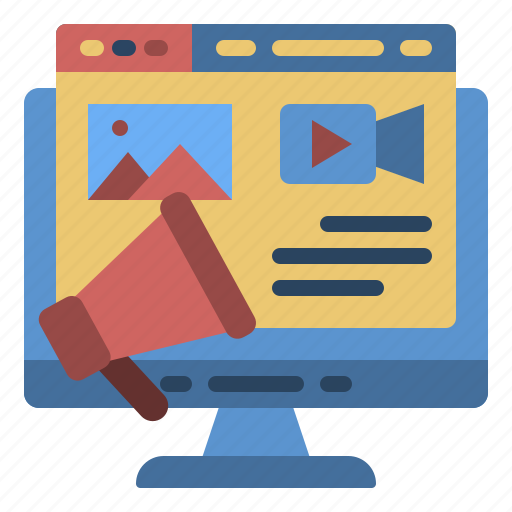 Seomarketing, media, social, marketing, video, network icon - Download on Iconfinder