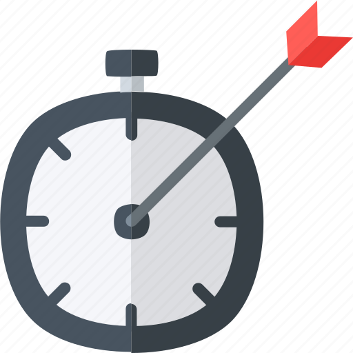 Goal, target, seo, stopwatch icon - Download on Iconfinder