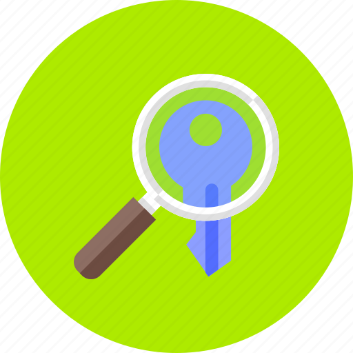 Keyword, research, explore, find, search, view, zoom icon - Download on Iconfinder