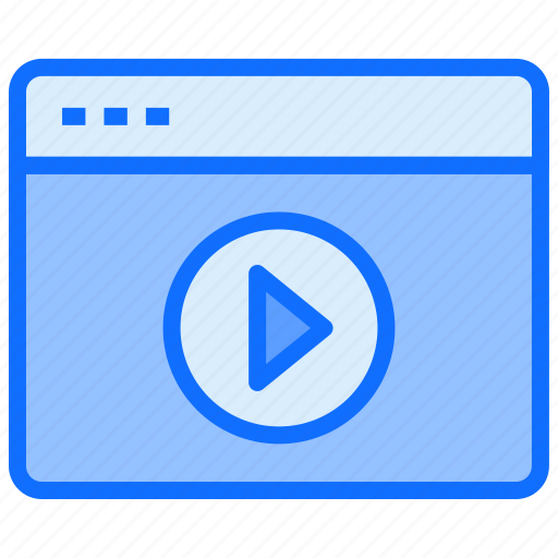 Seo, play, video, multimedia icon - Download on Iconfinder