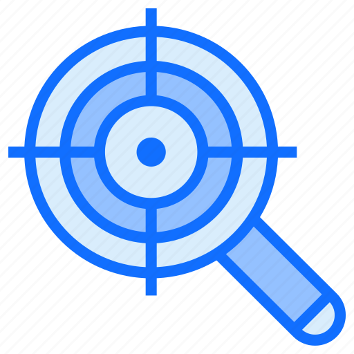 Search, goal, magnifier, target icon - Download on Iconfinder