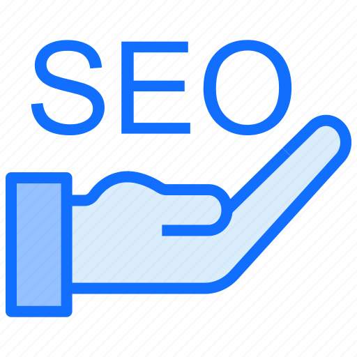 Seo, optimization, hand, search engine icon - Download on Iconfinder