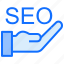 seo, optimization, hand, search engine 