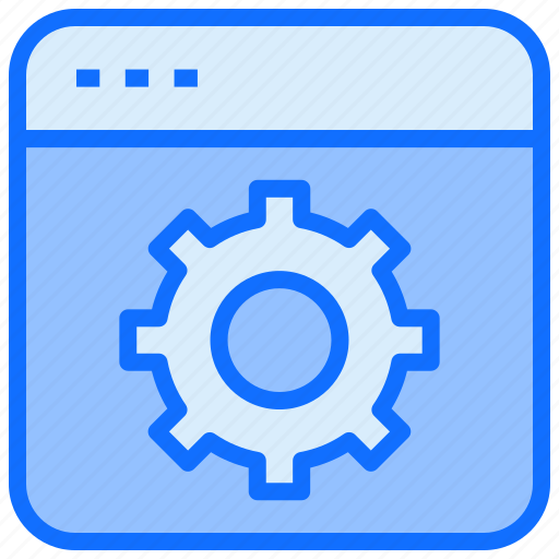 Website, development, seo, gear icon - Download on Iconfinder