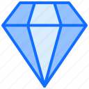 diamond, present, value, crystal