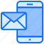 mobile, communication, envelope, email 