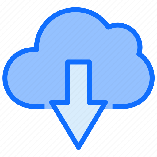 Cloud, download, arrow, down, web icon - Download on Iconfinder