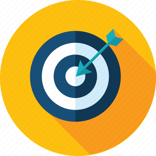 Business, long shadow, marketing, strategy, target, targeting icon - Download on Iconfinder