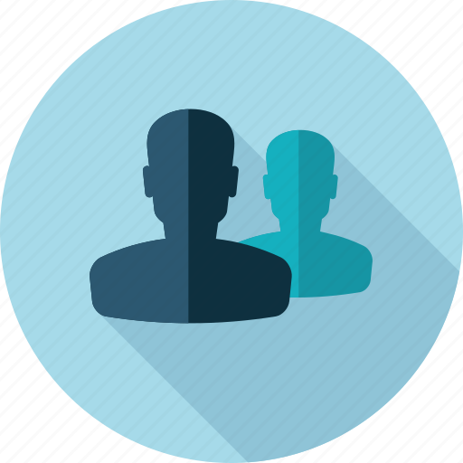 Community, group, long shadow, people, profile, team icon - Download on Iconfinder