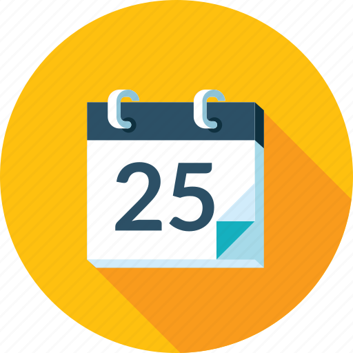 Calendar, events, long shadow, news, schedule icon - Download on Iconfinder
