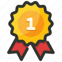 achievement, award, badge, reward, winner