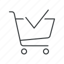 approve, buy, online, shopping, shopping cart, cart, shop