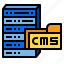 cms, content, data, document, server 