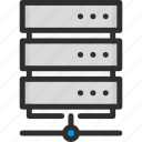 archive, base, connection, data, database, lan, server