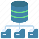 database, folder, network, data, folders