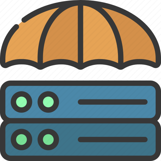 Covered, network, umbrella, protection icon - Download on Iconfinder
