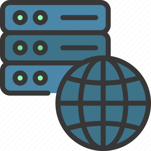 Internet, server, servers, globe, grid icon - Download on Iconfinder