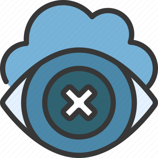 Private, cloud, invisible, closed icon - Download on Iconfinder